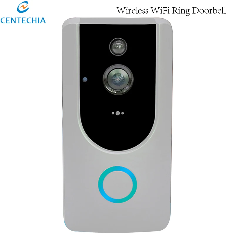 

Wireless WiFi HD infrared night vision Ring Doorbell Video Camera Phone PIR Intercom Home Night Vision for Android IOS, Windows.