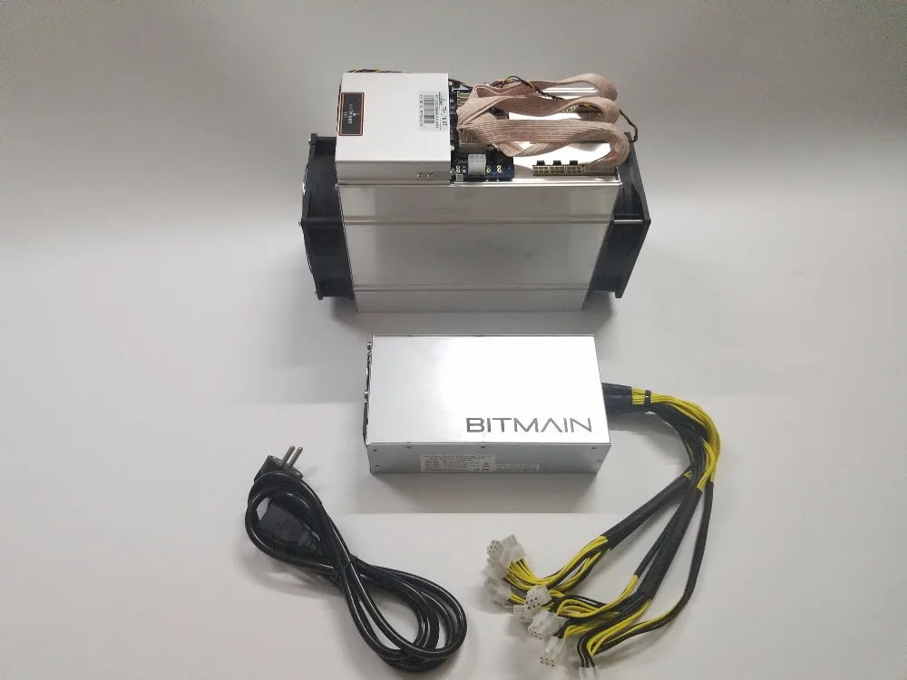 Б/у AntMiner T9 10,5 T ASIC Майнер для биткойнов BCH Miner 16nm BTC Mining machine 10500G с PSU(источник питания BITMAIN