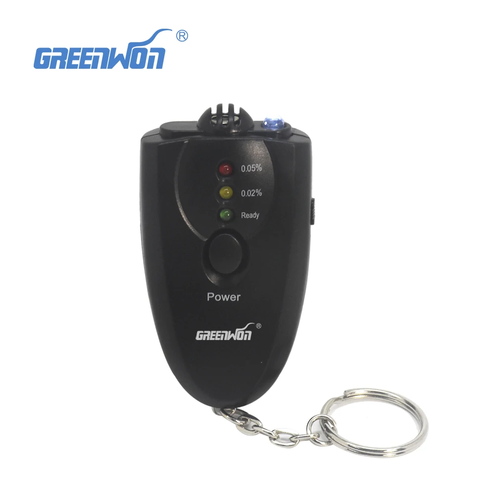 10pcs/Lot Free Shipping Patented product LCD Alcohol Tester+ Light