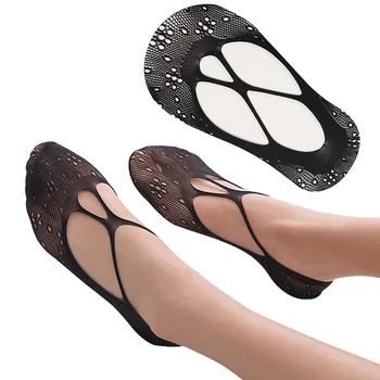 

5pairs Women No Show Invisible Socks Female Sexy Lady Girl Cross Lace Non-slip Low Cut Ankle Boat Socks Slippers Summer Meia Sox