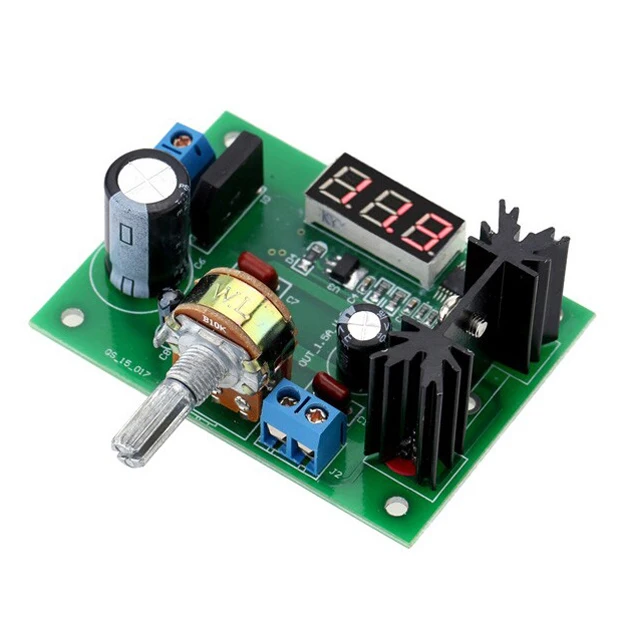 

Promotion! New LM317 Adjustable Voltage Regulator Step-down Power Supply Module with LED Meter
