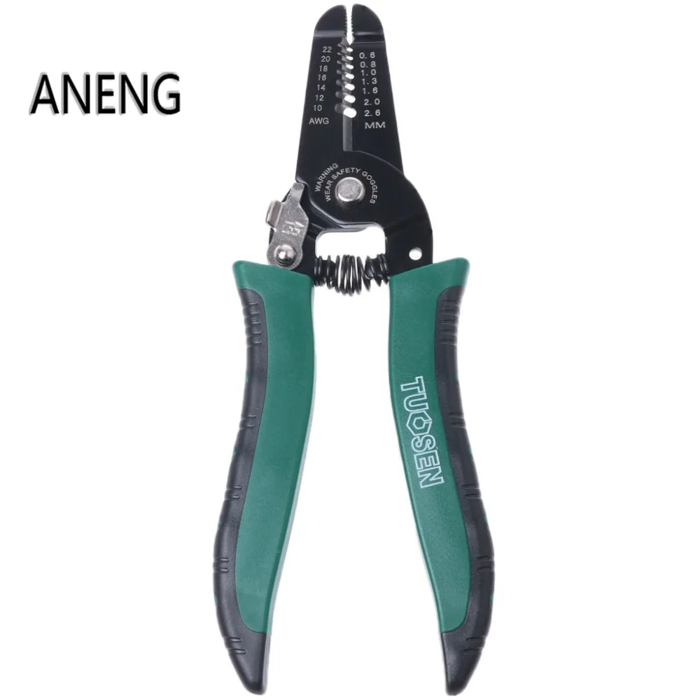 

ANENG 7" Multifunction Cable Wire Stripper Stripping Cutter Cutting Plier Handle Tool