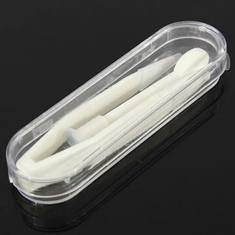 Mayitr 1pc New Contact Lens Inserter Set Remover Soft Tip Tweezer Stick Tool Case Set For Lens Cleaning