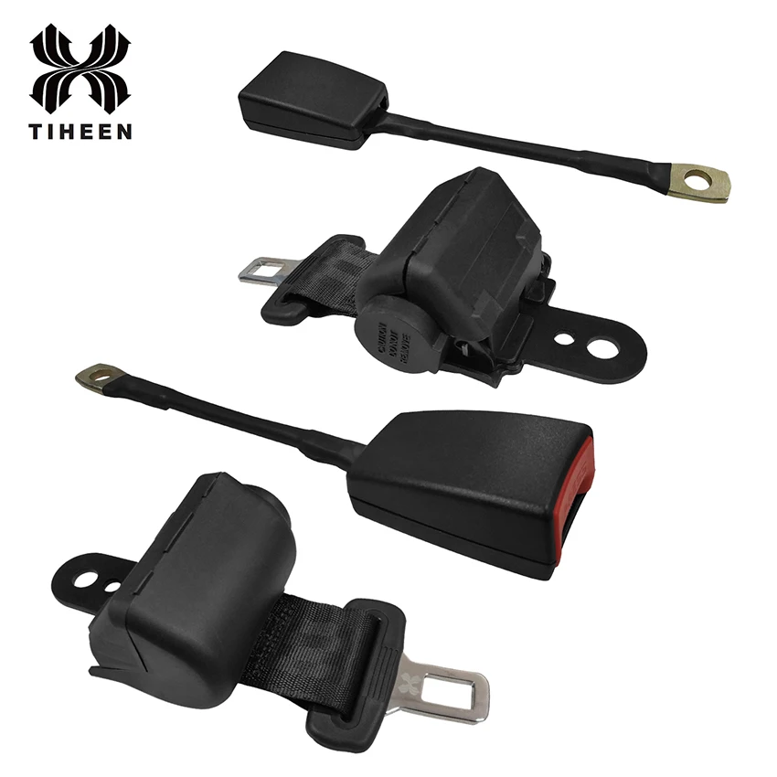 

TIHEEN Universal 2 Point Auto Seat Belt Webbing Adjustable Car Safety Belt Racing Seatbelts Extender 2 Set Car Accessories #20