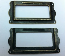 50Pcs Modern wind 65*31 mm frame label card holder