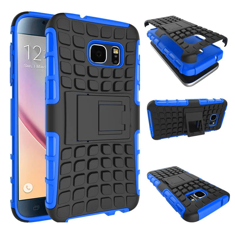 

For Samsung S7 S 7 G930 G930f G930a Case Hybrid Kickstand Rugged Rubber Armor Hard Case Cover for Samsung Galaxy S7 G930F 5.1