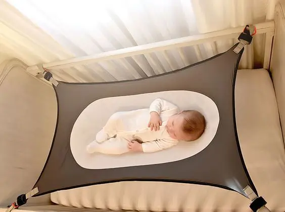 

Imbaby Baby Hangmat For Newborn Kid Sleeping Bed Safe Removable Baby Cradle Crib Elastic Hangmat With Adjustable Net