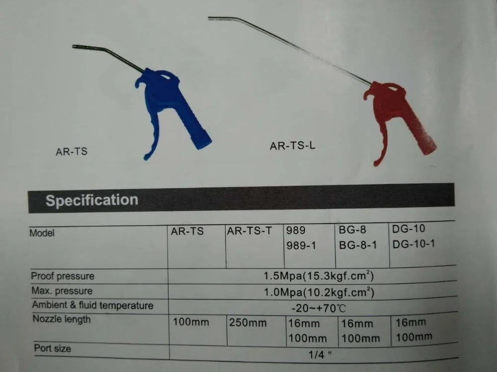 1 шт. AR-TS воздушный Пыльник высокого давления чистый пистолет воздух выдувание пыли использование с воздушным компрессором