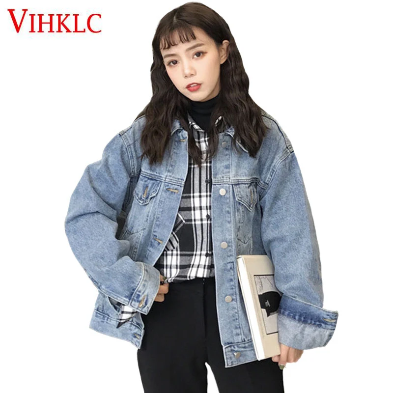 women's polo denim jacket