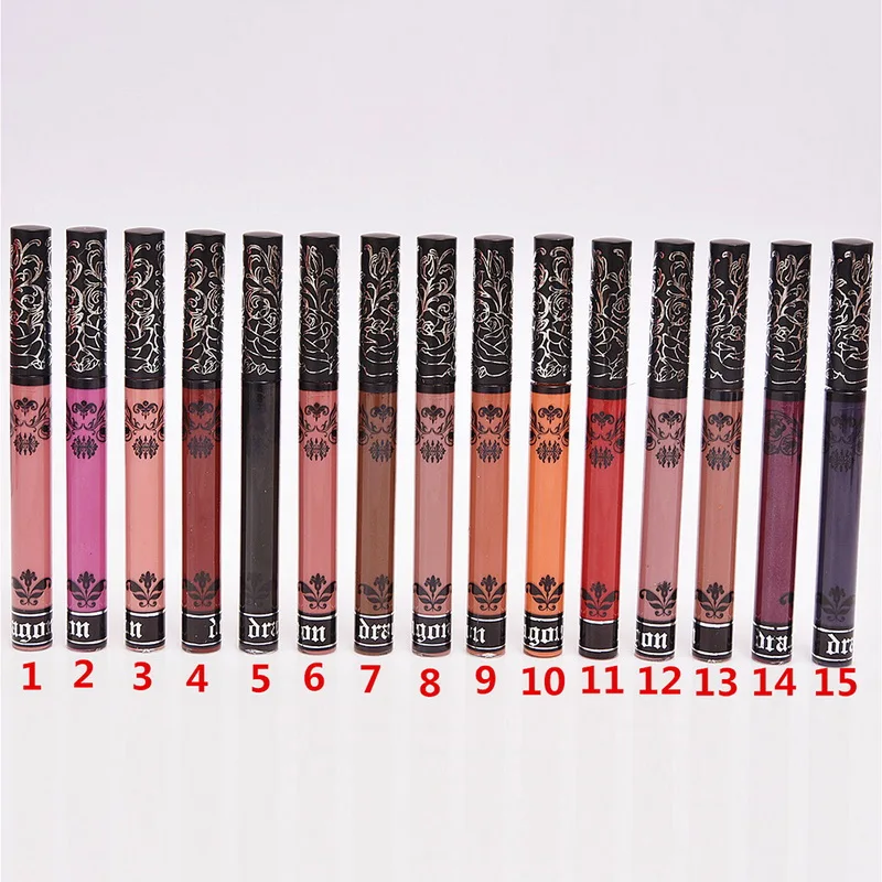 

15 Color Liquid Lipstick Makeup Lips Paint Lipstick Matte Waterproof Long Lasting Tint Lip Gloss Beauty Maquiagem