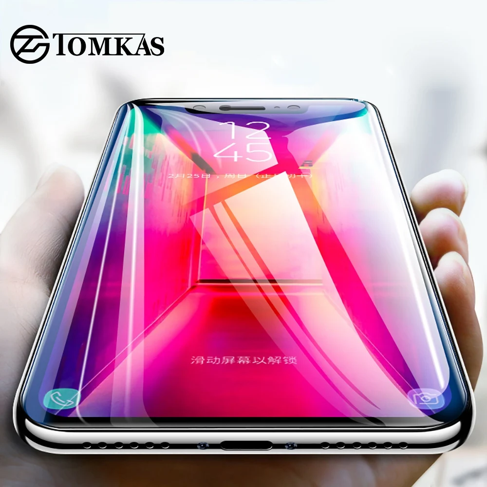 TOMKAS Glass For Xiaomi Pocophone F1 Tempered Glass Screen