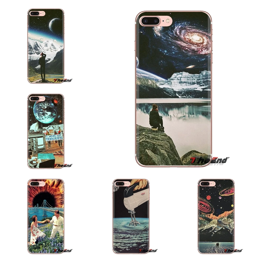 Чехол для телефона Trippy Art aesthetic Space астронавт Samsung Galaxy S3 S4 S5 Mini S6 S7 Edge S8 S9 S10 Plus Note 3 4 5 8