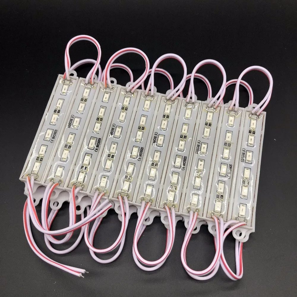 20pcs/lot SMD5730 6 LED Module for Advertisement Design LED Modules Super Bright Lighting DC12V waterproof 20pcs/lot SMD5730 6 LED Module for Advertisement Design LED Modules Super Bright Lighting DC12V waterproof