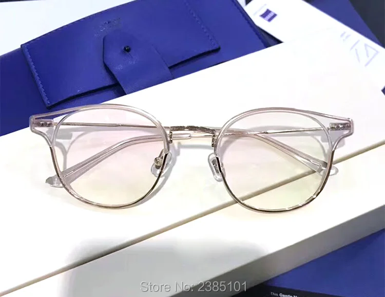 Нежная Классическая оправа для очков, очки для близорукости по рецепту, полуоправа для компьютера, для женщин и мужчин, очки с прозрачными линзами