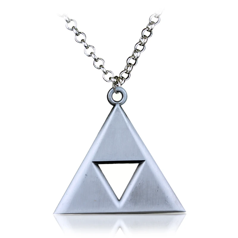 Легенда о Зельде Triforce треугольник сплав кулон ожерелье высокое качество подарок для женщин мужчин модные аксессуары игровые ювелирные изделия