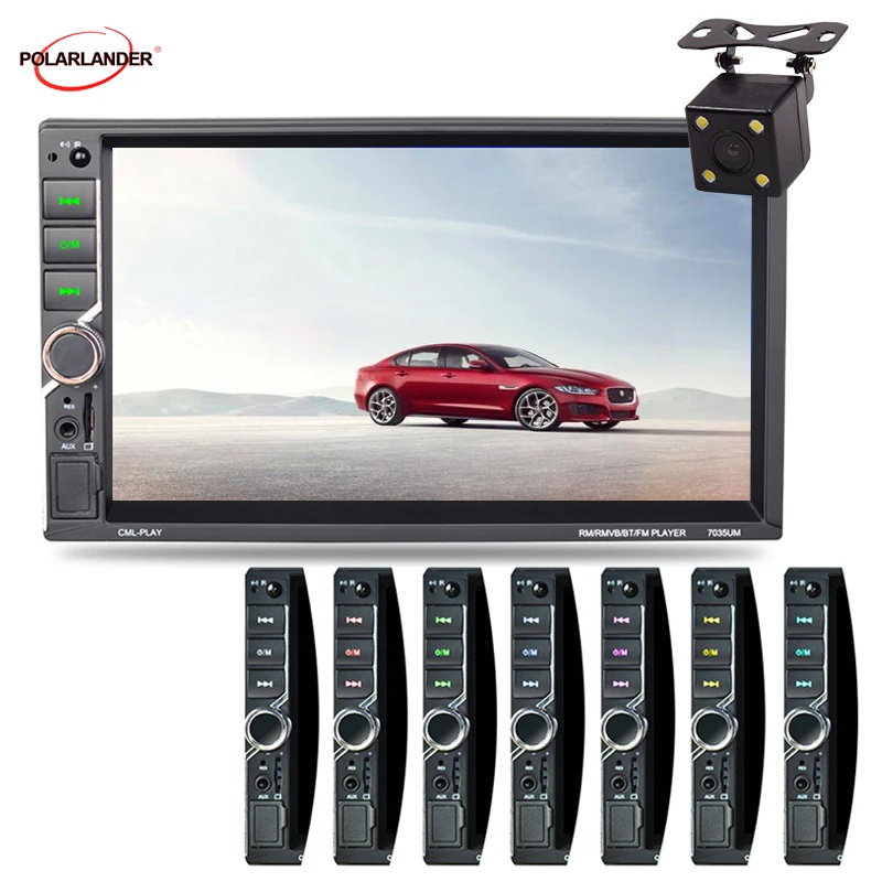 MirrorLink Авто Радио 7 ''2 DIN Автомобильный Радио автомобильный мультимедийный плеер авторадио MP5 Поддержка камеры заднего вида сенсорный экран - Формат цифровых медиаданных: camera