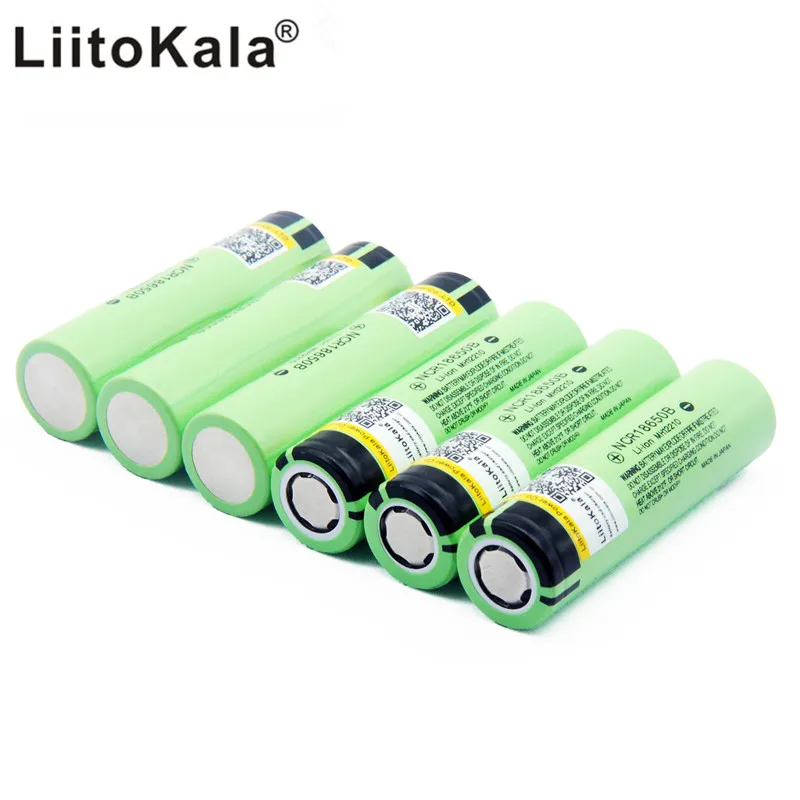 

Liitokala 2019 NCR18650B 100% New Original 3.7v 3400mah 18650 Rechargeable Lithium Battery For Flashlight Batteries