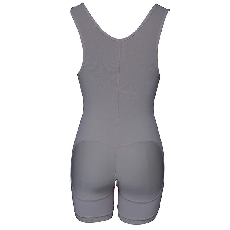 TOPMELON/Корректирующее белье на молнии размера плюс S-6XL, женское корректирующее белье с широким ремешком для похудения, боди черного, бежевого и серого цветов