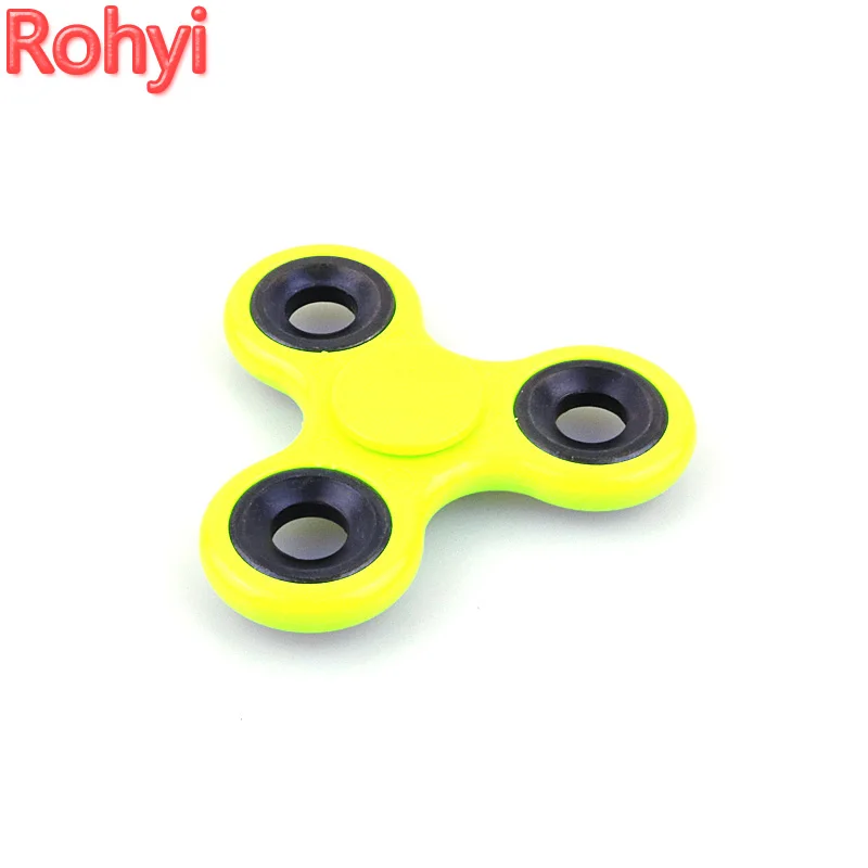 Новинка, горячая распродажа, Rohyi, Спиннер для спиннинга, ABS, Tri-Spinner, ручные антистрессовые игрушки, различные цвета на выбор, в розничной упаковке