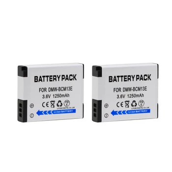 

2Pcs Doscing For Panasonic DMW-BCM13 DMW BCM13 BCM13E DMW-BCM13E DMW-BCM13PP DMWBCM13 Replacement Li-ion Battery Pack 1250mAh