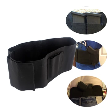 

Belly Band Holster Concealed Carry with Magazine Pocket Pouch for Women Men Fits Glock, Ruger LCP M&P 37-48" Waist