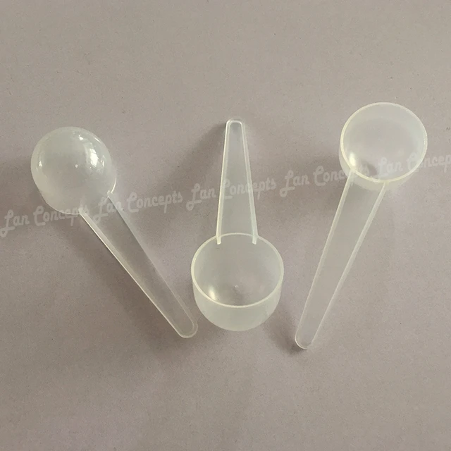 7.5 gram translucence Measure Spoons 15ML Plastic Measuring Scoop