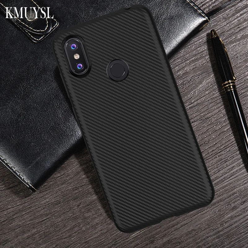 

Case For Xiaomi Redmi Note 7 5 6 Pro 4X Mi 8 Mi8 Lite A2 A1 Pocophone F1 Carbon Fiber TPU Cover On Redmi 6A 5 5 Plus 4X S2 Funda