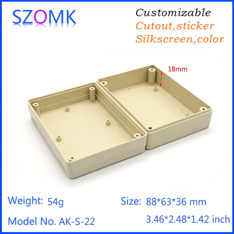 plastic enclosure for electronics control box szomk diy enclosure junction box plastic housing small abs instrument enclosure distribution box black plastic box enclosure electronics case (1).jpg