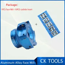 light weight 90 degrees 50mm 63mm +10PCS APKT1604 right angle aluminum alloy bap face mill surface milling cutter disk 1pcs bap 400r 160 40 8t bap right angle shoulder face mill apmt1604 inserts