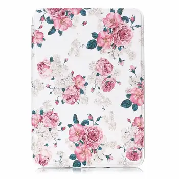 

Ultra Slim Printed Smart PU leather case cover for Amazon Kindle Paperwhite 4 6 inch 2018 released 10th E-reader