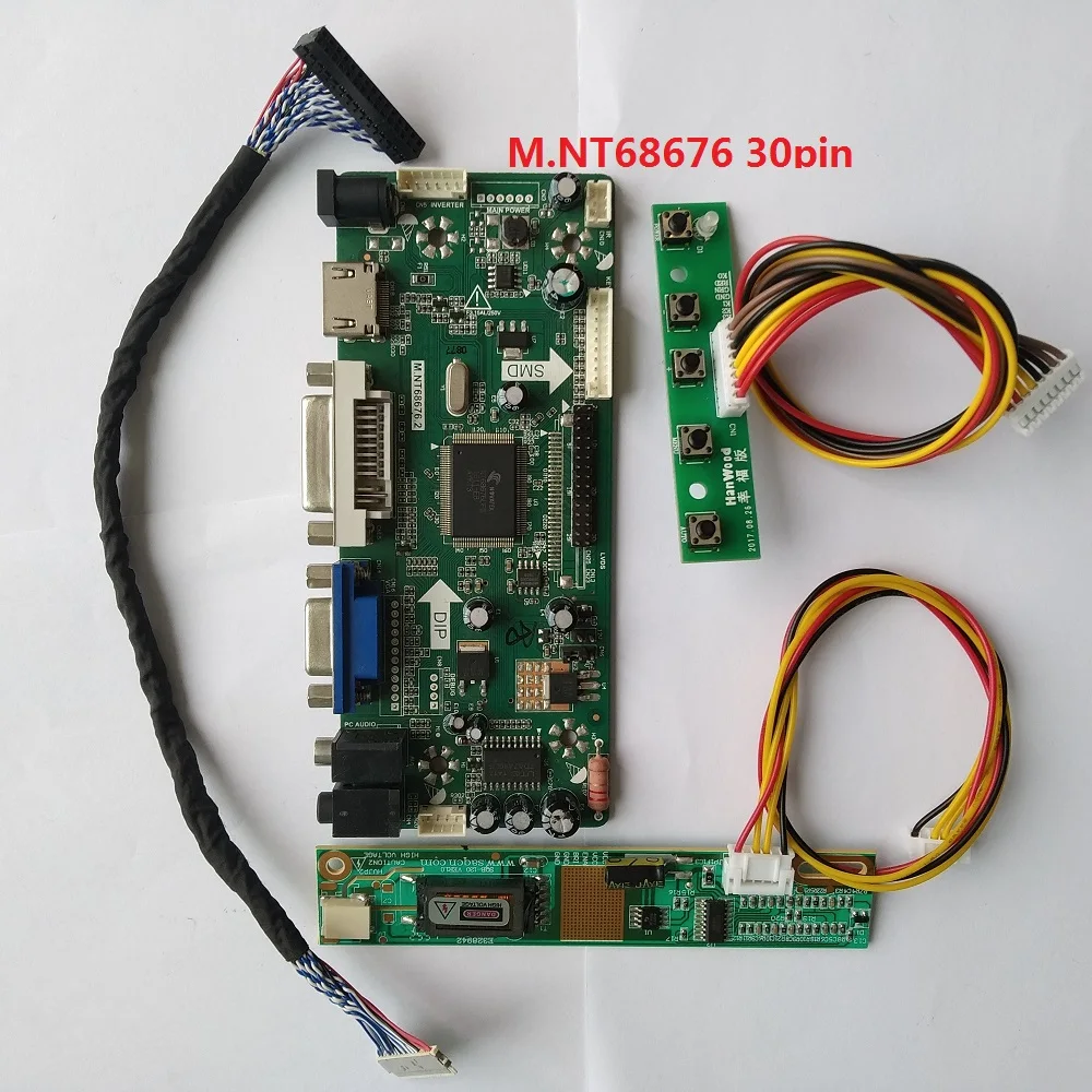 HDMI+DVI+VGA LCD Lvds Controller Board Driver Kit for 1024X768 LTN150XG-L01