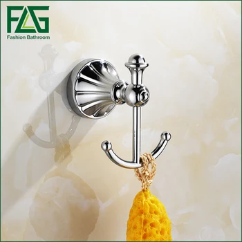 

FLG Bathroom Accessories wall hook Zinc-Alloy Chrome finish wall coat hanger