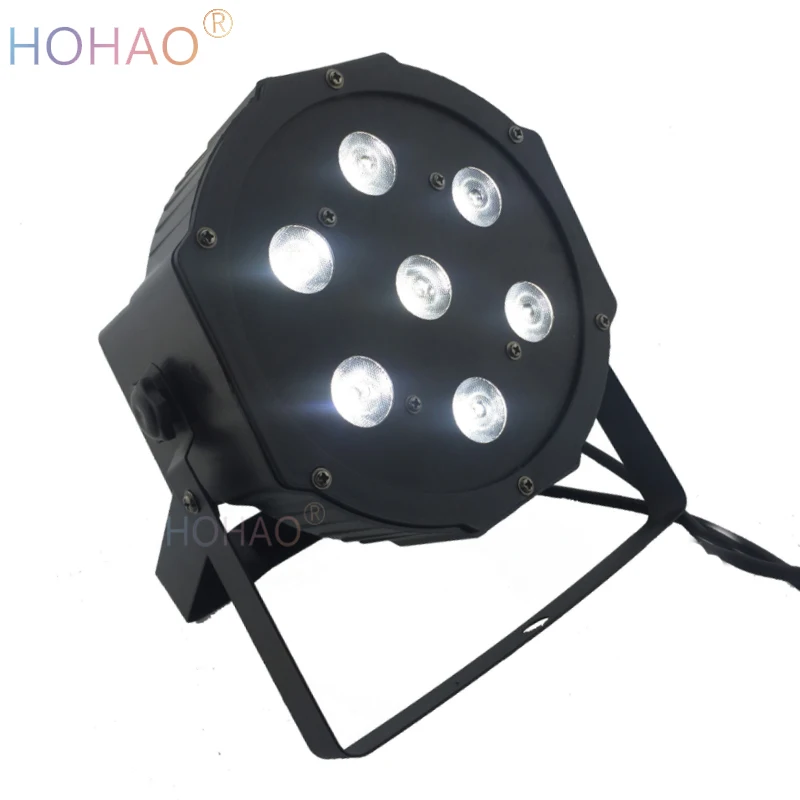 SlimPar Quad 7 шт. X 12 Вт RGBW 4IN1 Led-Телевизор с номинальной может огни мини-DJ этап Par