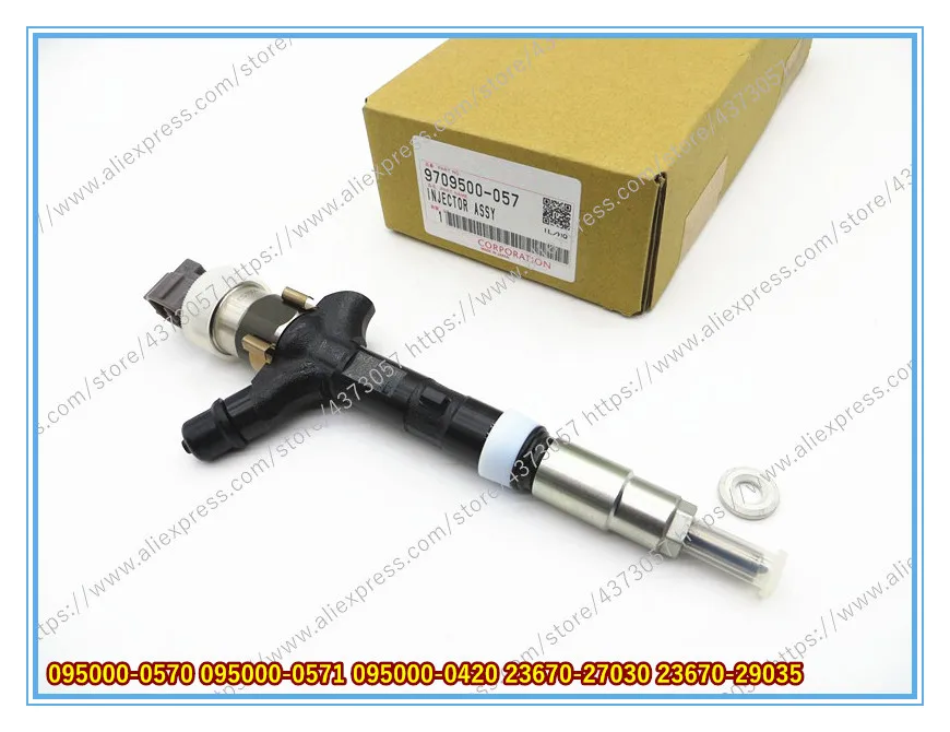 

Genuine Common Rail Injector 095000-0570, 095000-0571, 095000-0420 for Avensis 23670-27030, 23670-29035