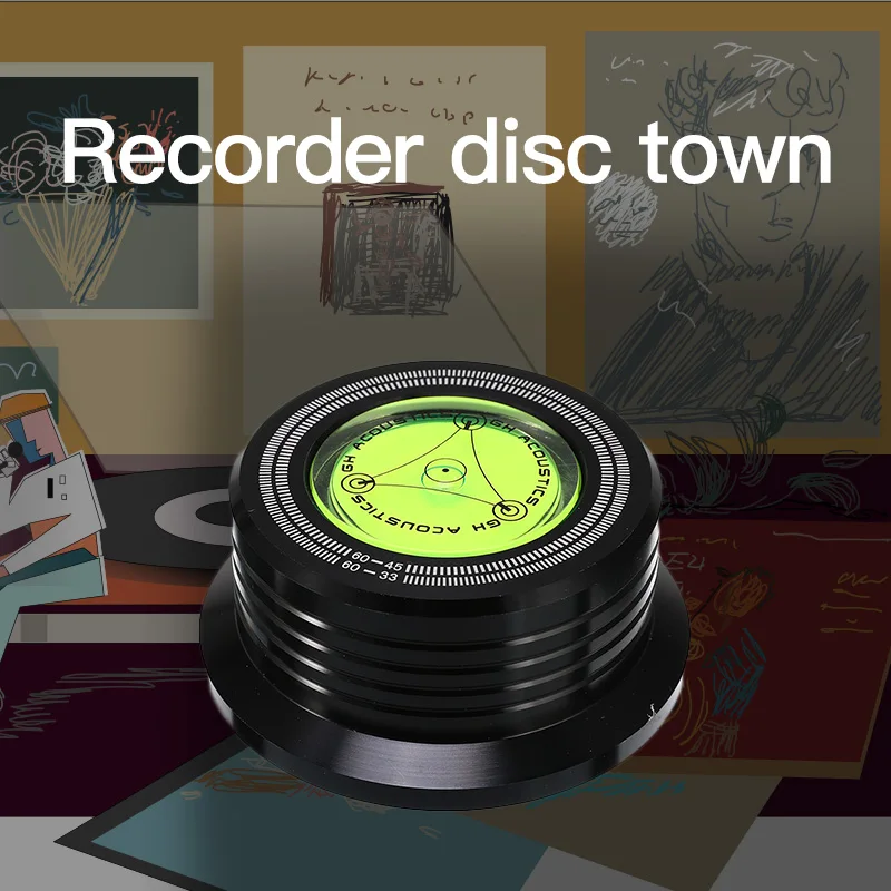 3 in1 Metal Record Clamp LP Disc Stabilizer Turntable For Vinyl Vibration Balanced High Quality | Электроника