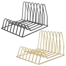 Кейсы для хранения журналов Настольный стеллаж для хранения книг Железный треугольный книжная полка-органайзер книжный шкаф органайзер для журналов