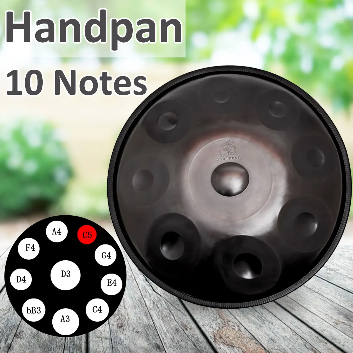 

Upgraded 10 Notes Handmade Handpan drums Antique F major D Minor Hand Drum Music Hand pan Drums Percussion Musical Instruments