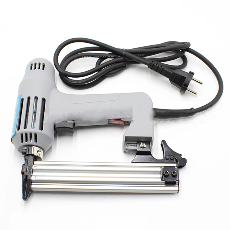 220V F30 Electric Straight Nailer Device Woodworking Wrench Kit Portable Nail Gun Nail Stapler Power Tool Mayitr