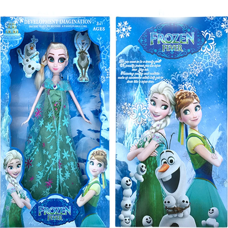 Movies TV toys hobbies Frozen plush new generation of snow Princess girl birthday gift children's toys snow romance doll