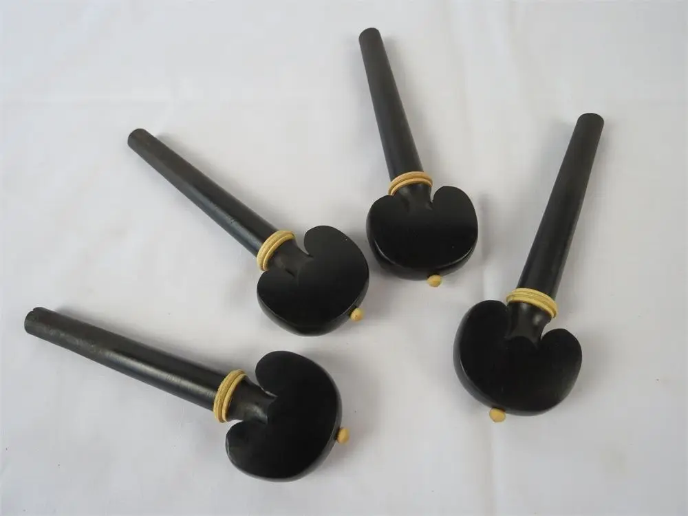 

High grade 2 set cello pegs natural Ebony wood,musical instrument part