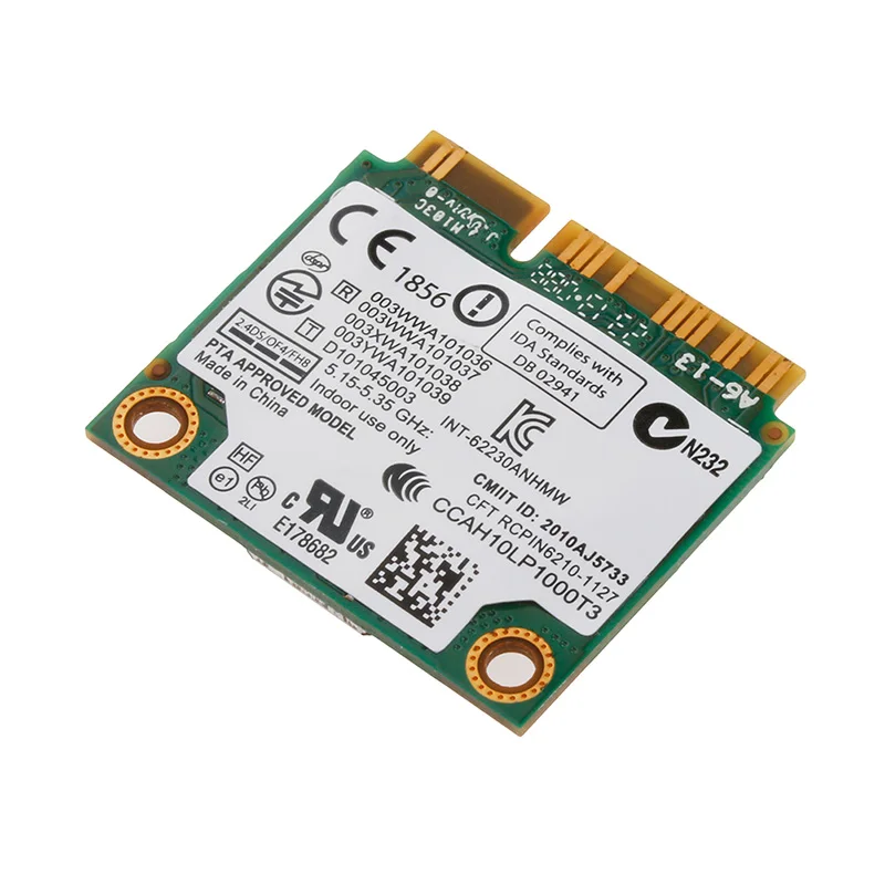 2021 Новая беспроводная мини Универсальная Двухдиапазонная карта Intel 6230 62230ANHMW 300 WiFi