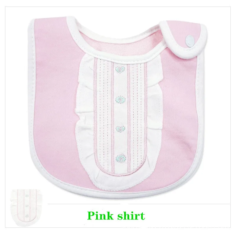 Newborn Baby Bibs Infants Kids Cotton Waterproof Bibs Saliva Towel Toddler Boys Girls Feeding Smock Bib Burp ClothesBib suit