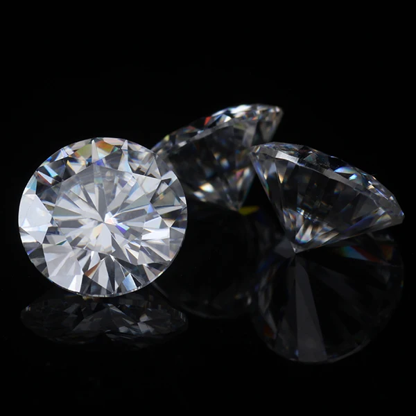 US $1290.00 Large jewelry making beads diamonds round shape brilliant color moissanit