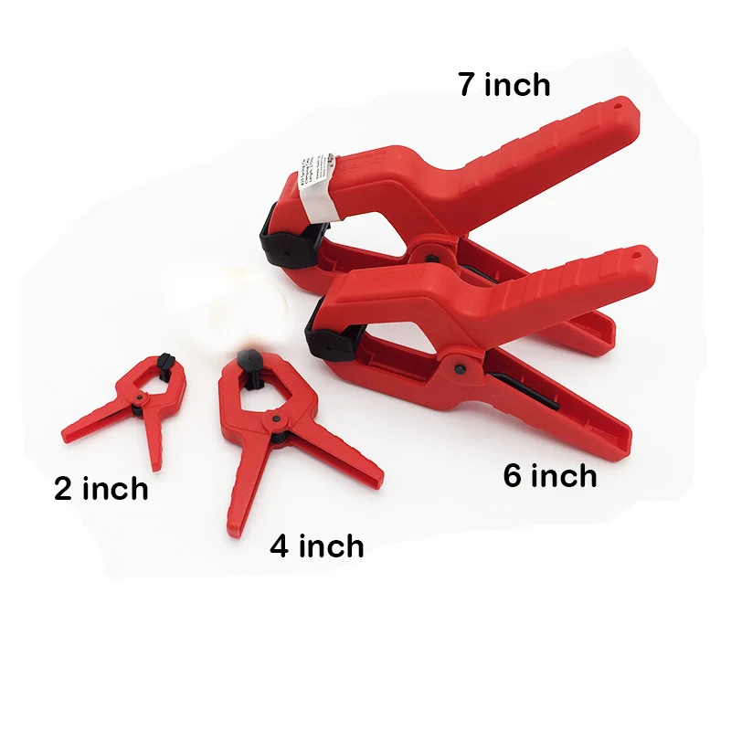 

4 pcs DIY Tools Plastic Nylon Toggle Clamps For Woodworking Spring Clip Photo Studio Grampo Clamp Hout Klemmen