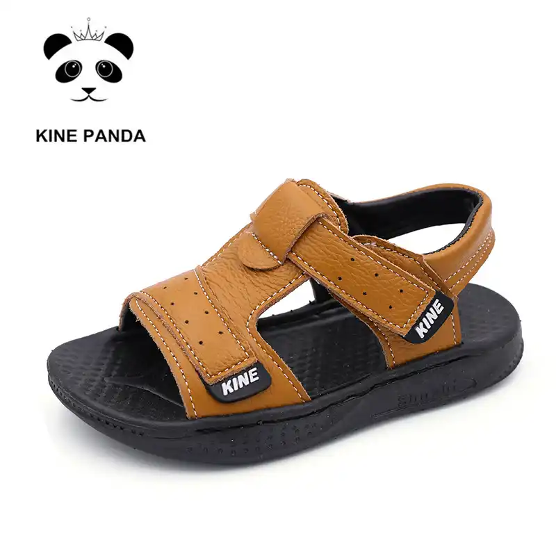 infant boy leather sandals