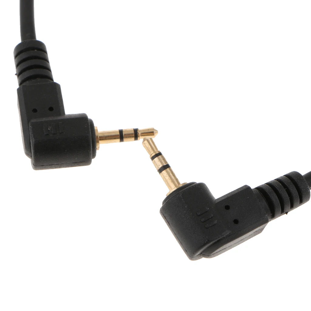 2.5mm to RS-60E3 C1 Remote Shutter Release Connecting Cord Cable for Canon 3-Pin Cameras EOS 60D 600D 550D 500D 450D