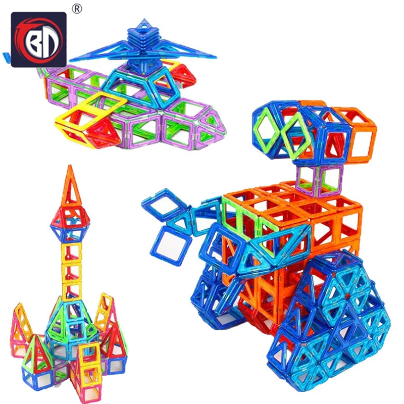 

Mini Magnetic Blocks Magnetic Designer Construction Blocks 3D Model Building Bricks Children Educational Toys DIY Car Kids Gifts