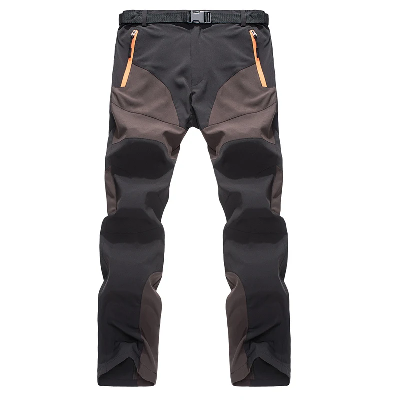 Hombres pantalones de senderismo al aire libre mens elástico cazadora hombre impermeable de secado rápido camping trekking caza senderismo ciclismo pantalones hombres