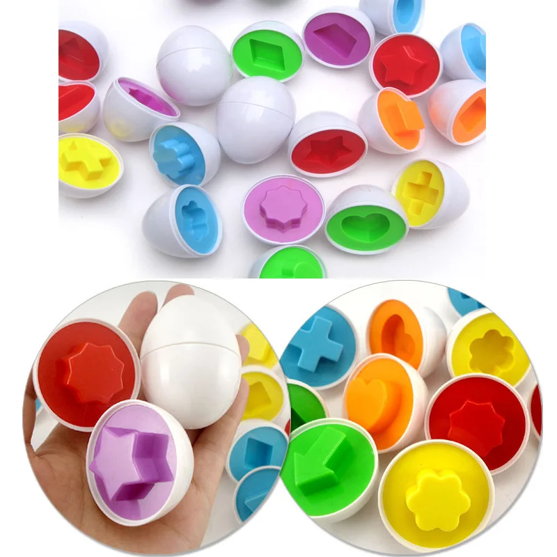 1 шт. новые Обучающие Развивающие игрушки смешанной формы мудрые ролевые головоломки умные яйца Детские Обучающие кухонные игрушки