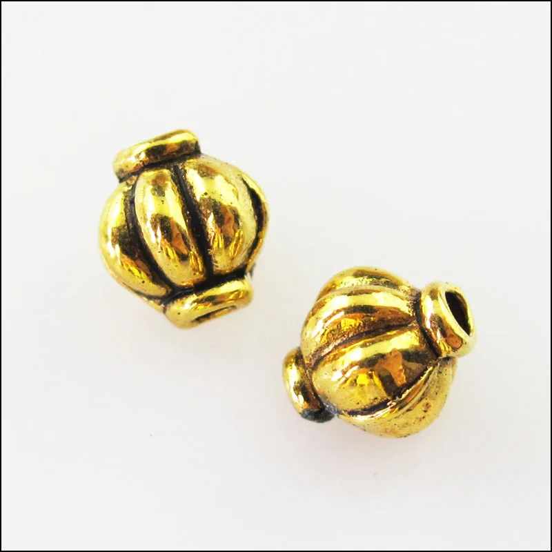 35 шт. антикварные золотые бусины разделители в форме тыквы 6 мм|beads charms|spacer beadsspacer